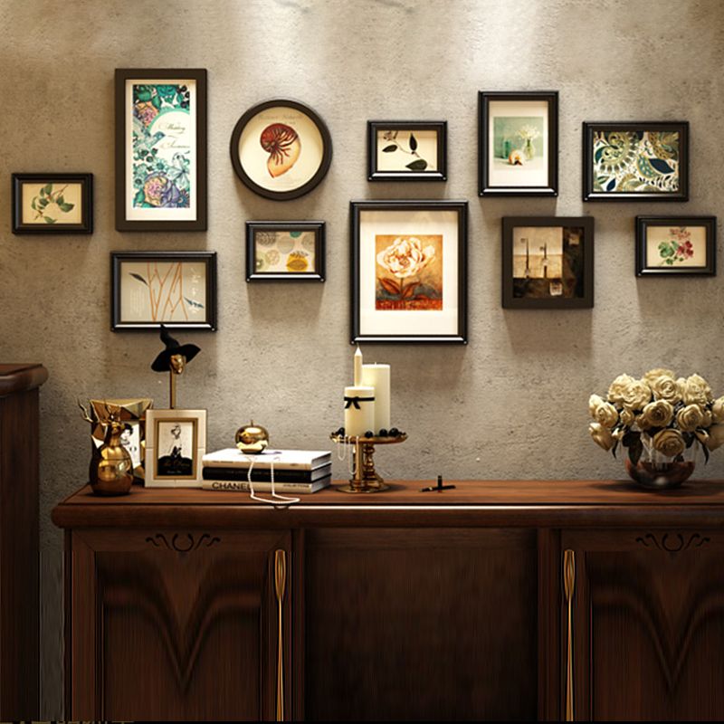 Modern Simple Wall Decoration Solid Wood Picture Frames Set 9042