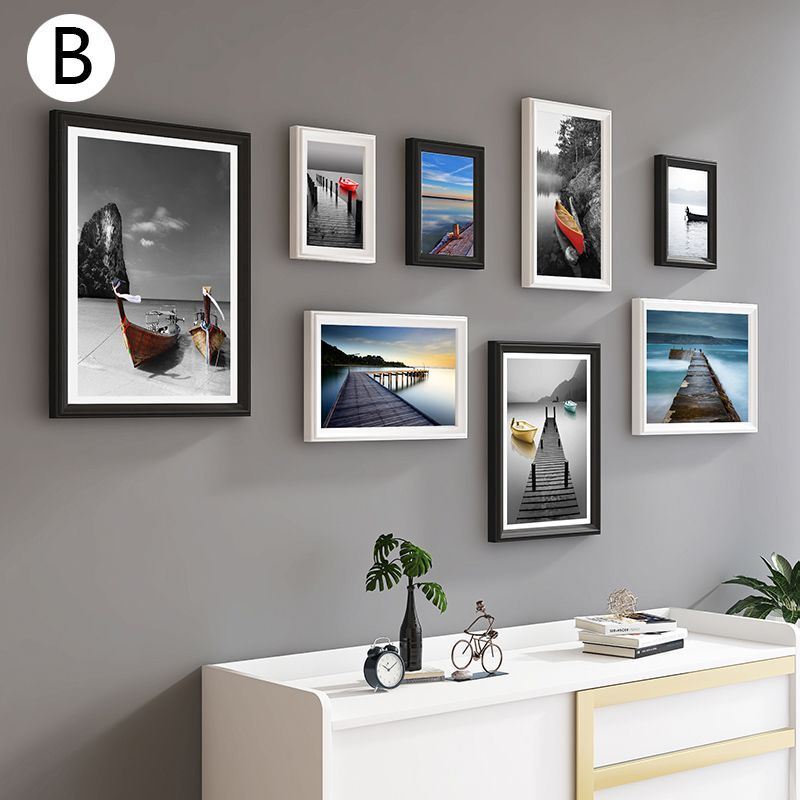 Wall Decoration Picture Frame Set Solid Wood Photo Wall DX913