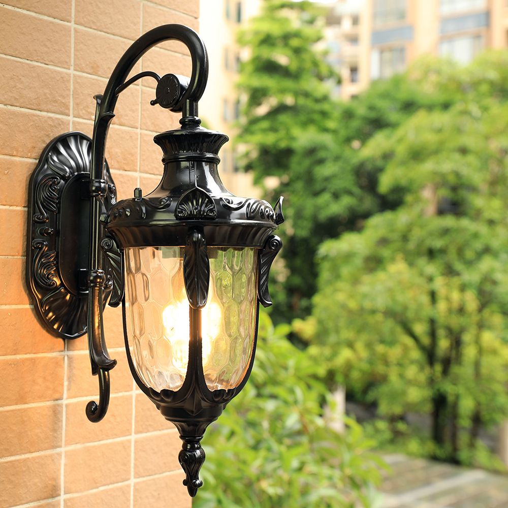European Style Outdoor Light Waterproof Single Head Wall Light for