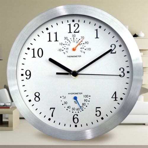 Reida Wall Clock in Stainless SteelModern Style