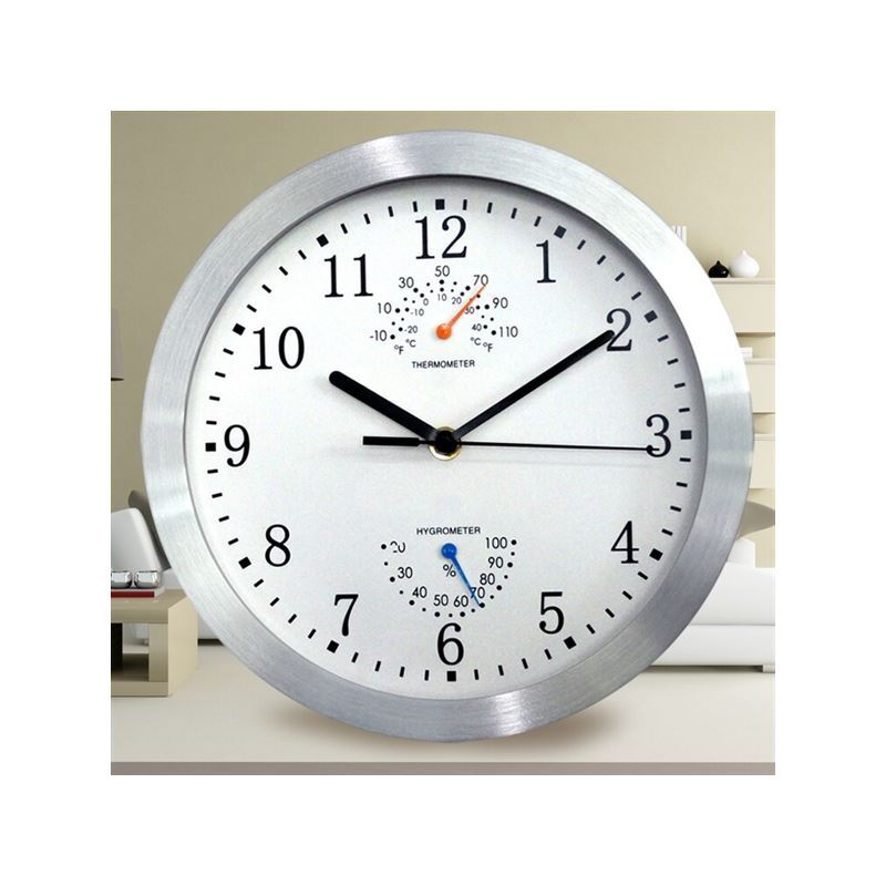 Reida Wall Clock in Stainless SteelModern Style