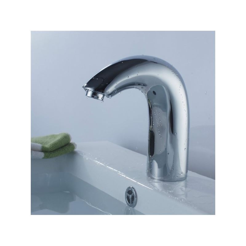 Contemporary Sensor Chrome Bathroom Sink Cold Faucet