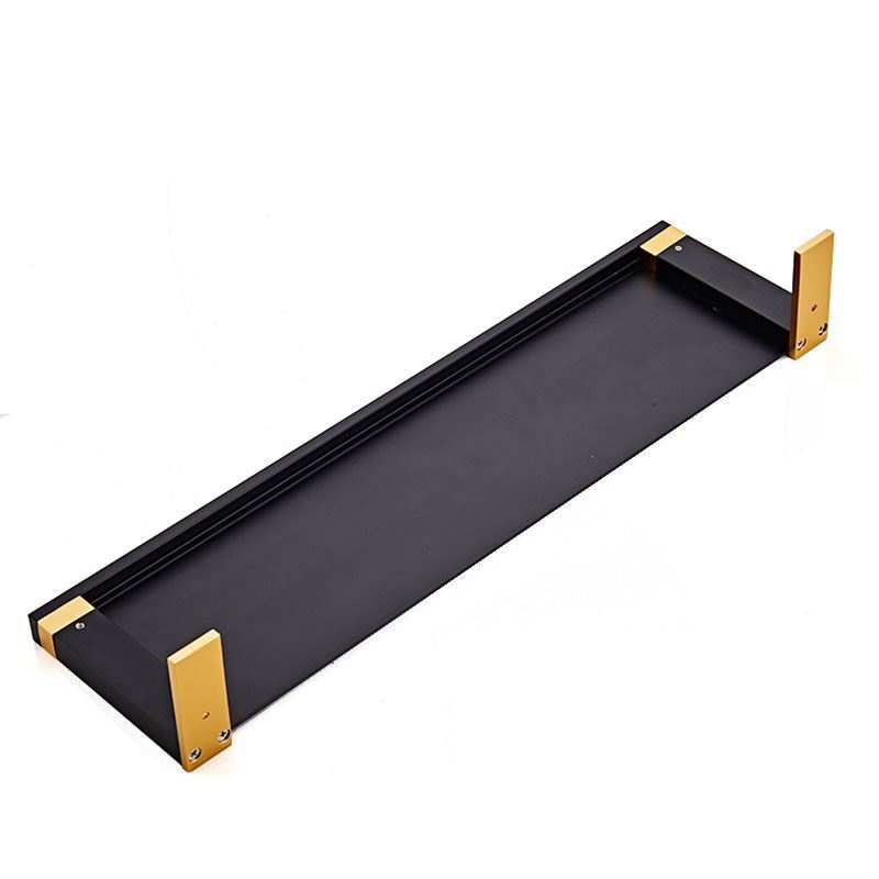 Moderne Badablage Wandmontage in schwarz
