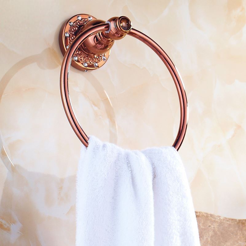 Handtuchring Bad Wandmontage Rosegold Kupfer Badzubehör mit großer Auswahl