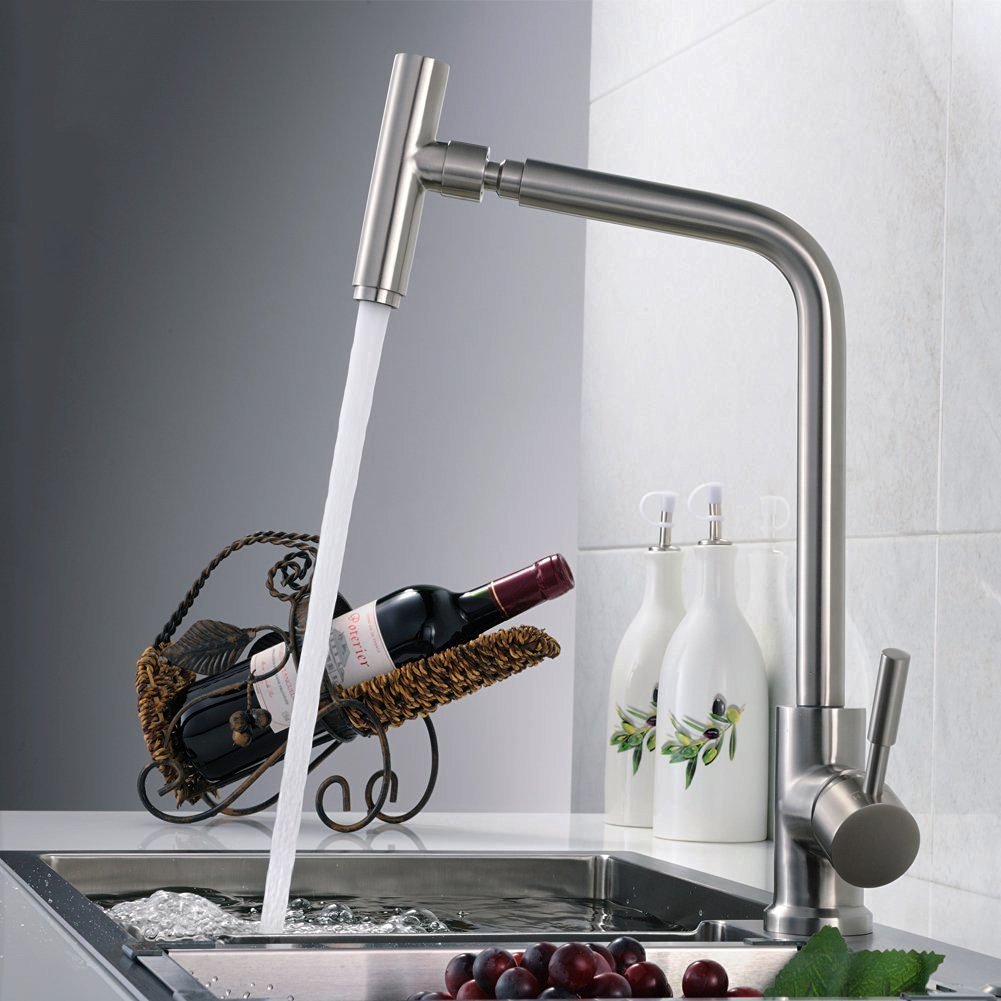 de cuisine en cuivre nickel brossé H 39 cm