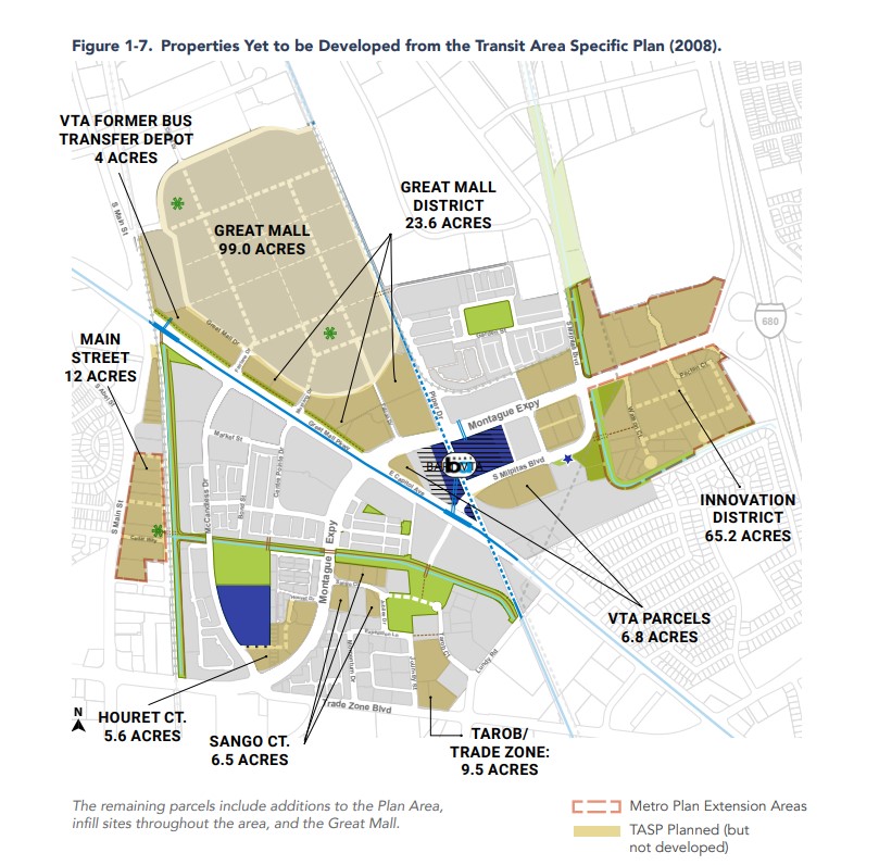 Milpitas pushes forward with an ambitious, fivedistrict growth plan