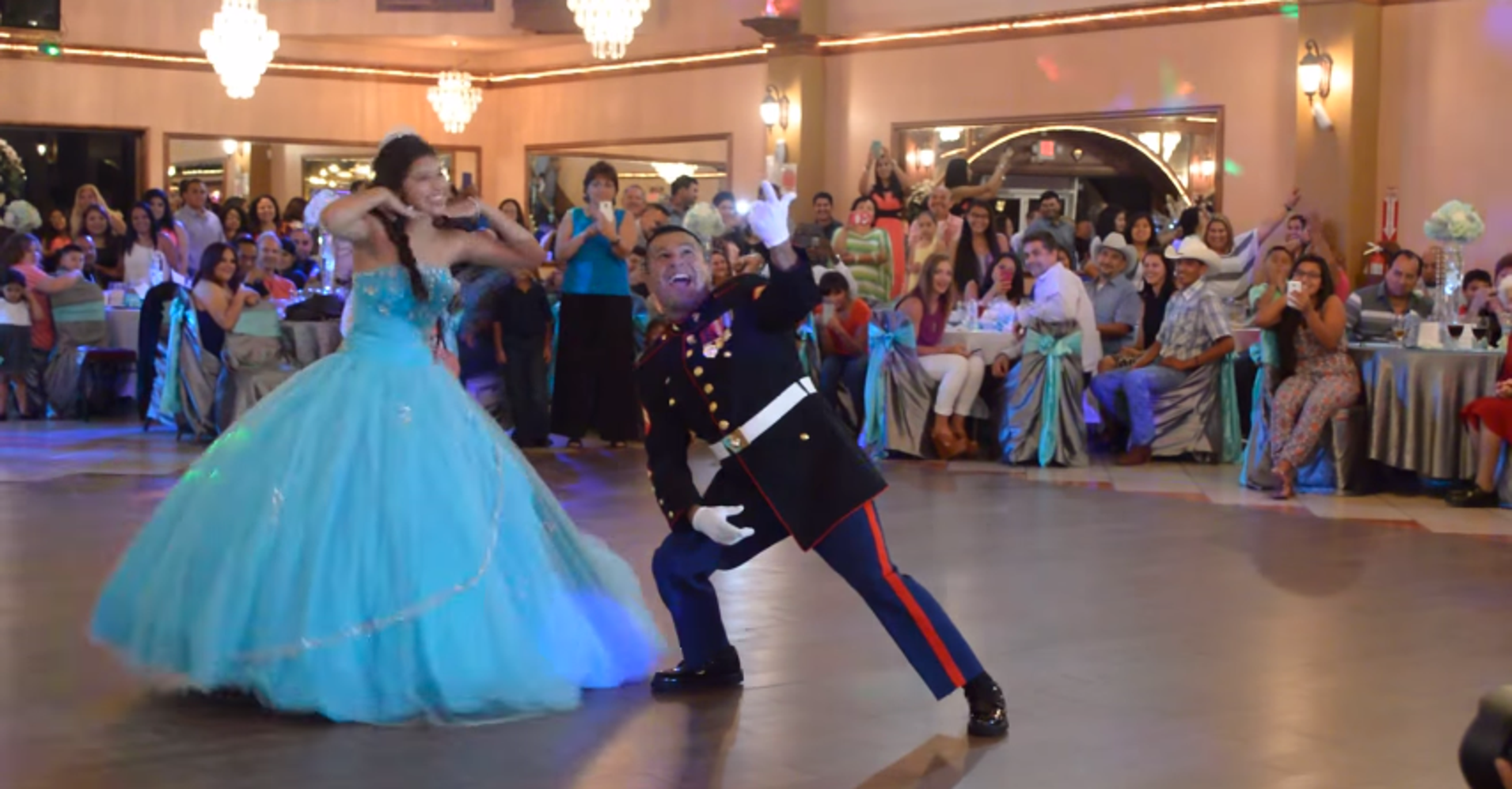 This Surprise FatherDaughter Dance Will Give You Major QuinceGoals