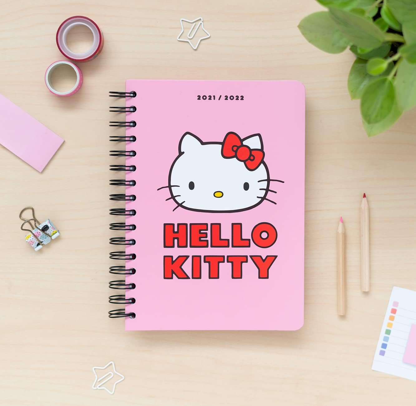 Official Hello Kitty Academic Diary 20212022 A5 Week To View 12 Months