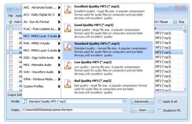 Clip to MP3 Converter Download para Windows Grátis
