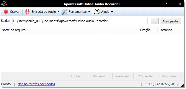 Gravador de Áudio Online Download