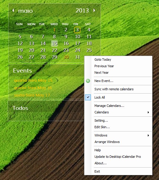 Desktop iCalendar Lite Download