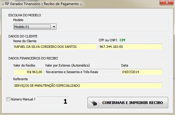 RP Gerador Financeiro Download