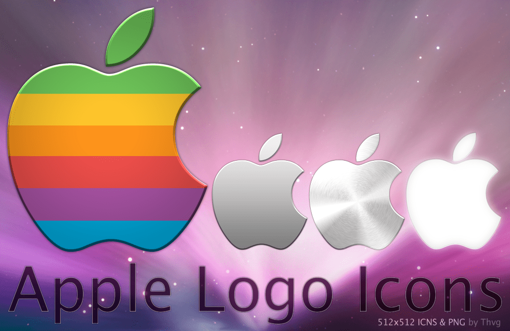 3d Apple Logo Icon Pack Free Download From Iconmaterial Com