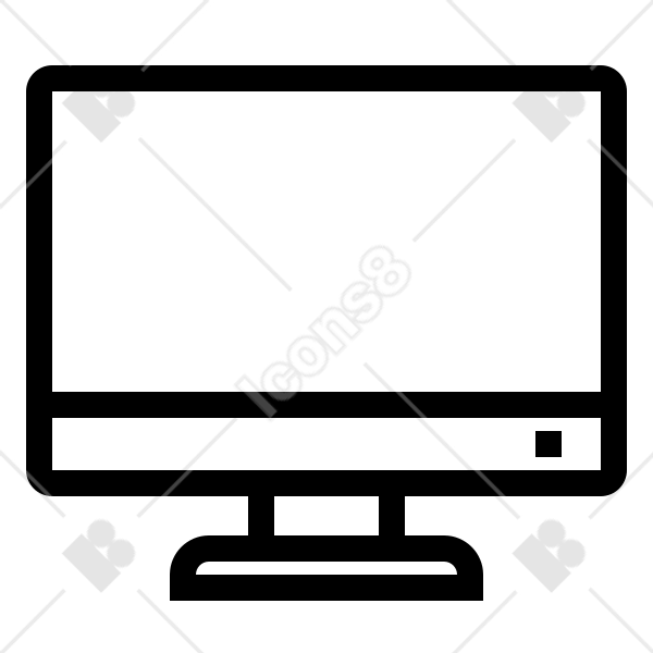 Computer Monitor Icon Png