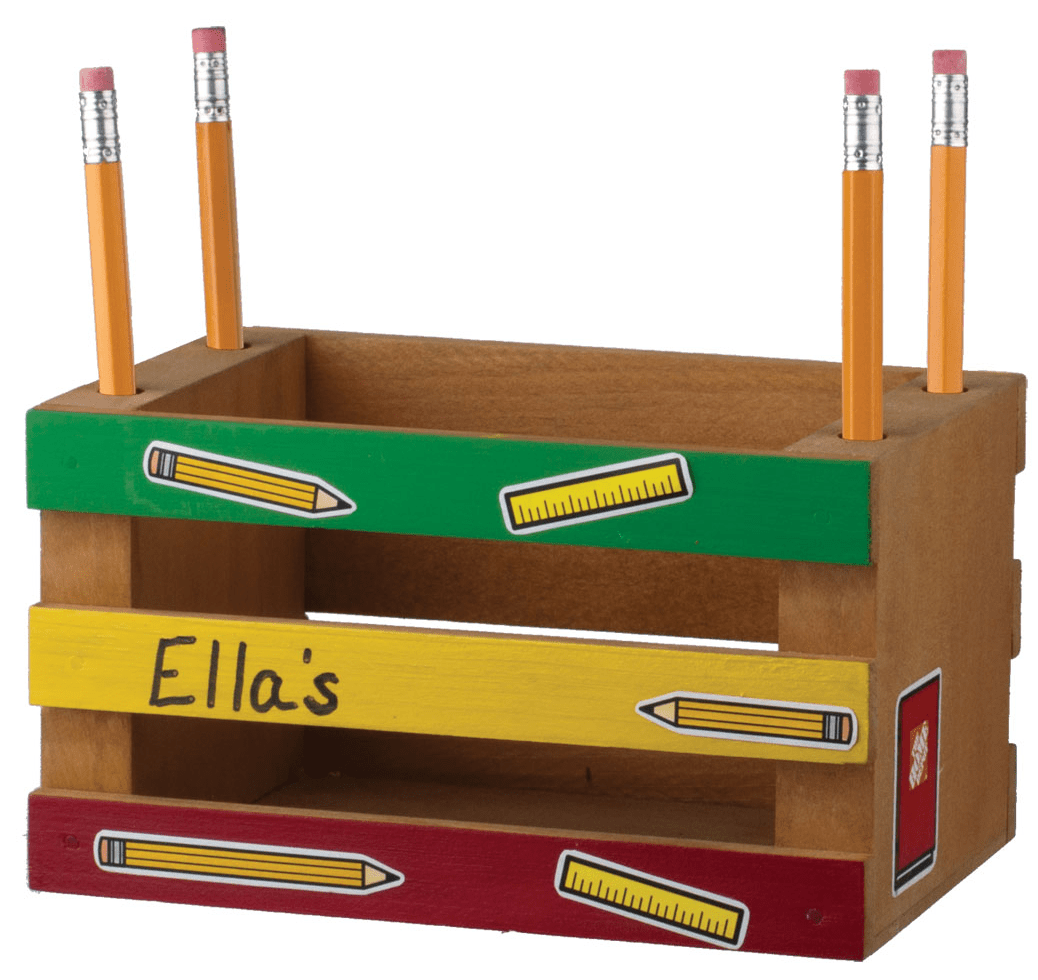 Free MiniCrate Pencil Holder for Kids at Home Depot (8/2)