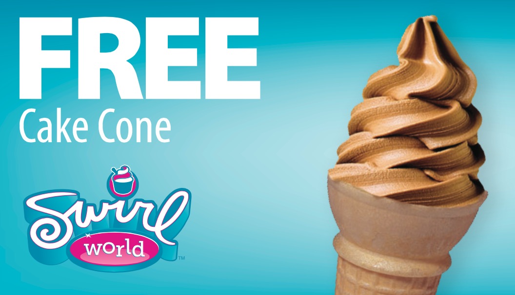 Free Cake Cone Frozen Yogurt at RaceTrac