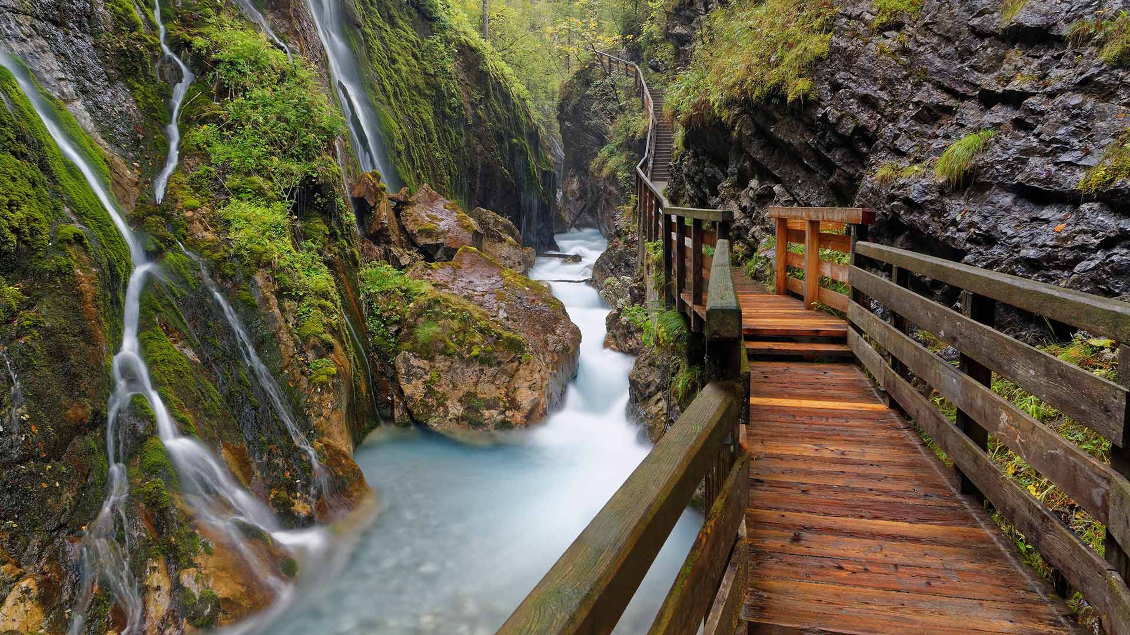 Wimbachklamm in Ramsau bei Berchtesgaden, Bayern, Deutschland Bing Fotos