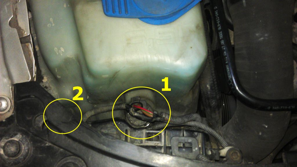 S3 windscreen washer pump location?