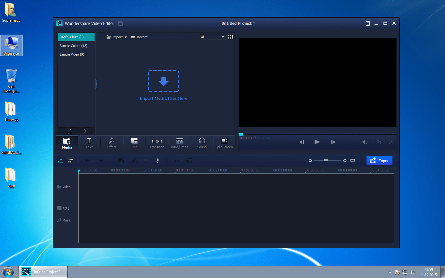 Wondershare Video Editor 5.1.3.15 + Portable » WarezTurkey Program