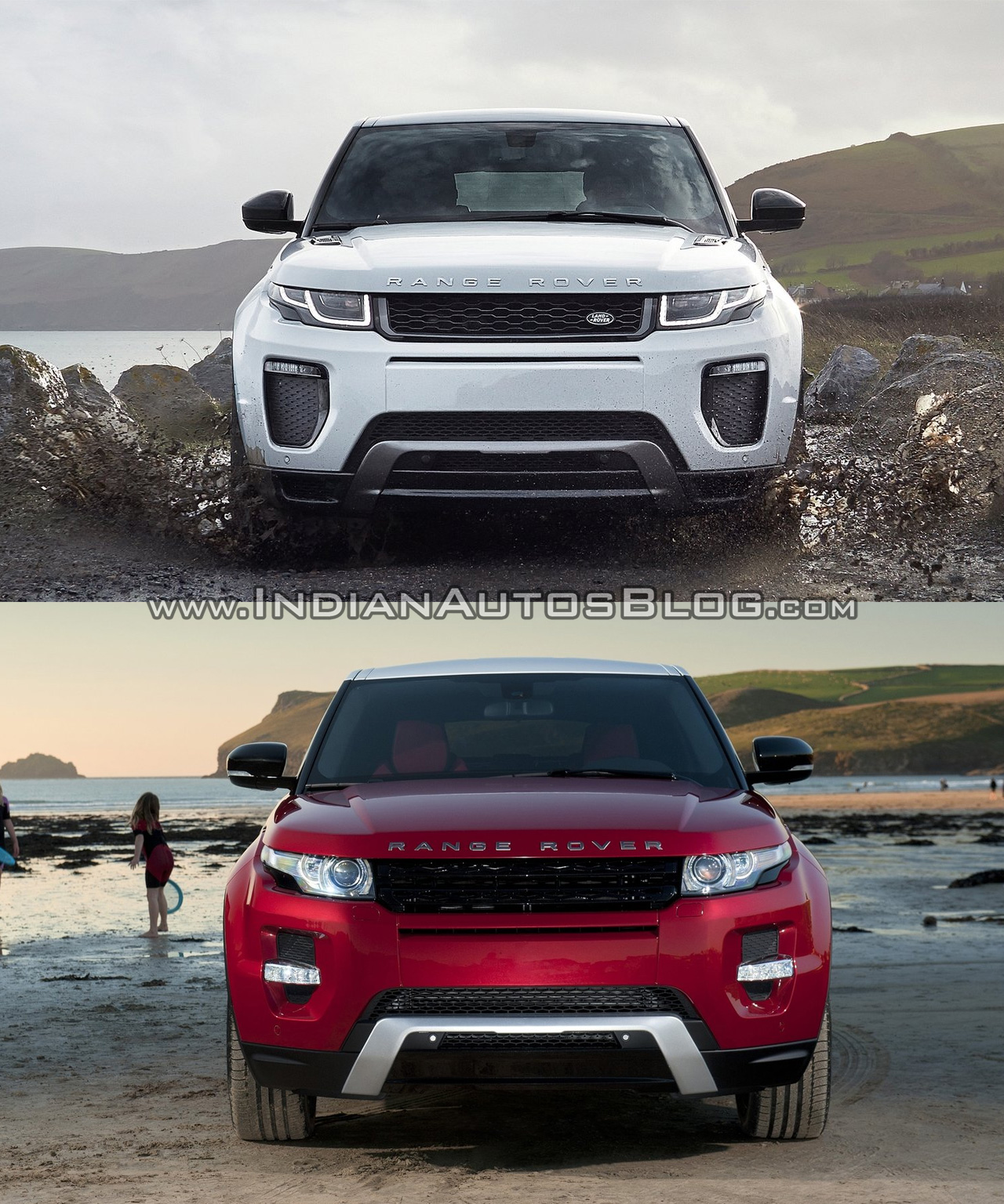 2016 Range Rover Evoque facelift vs 2015 Evoque Old vs New