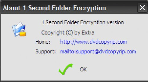 1 Second Folder Encryption 6.7 Download (Free) FolderEncrypt.exe