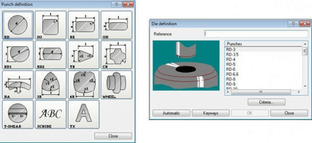 Cut Tutorial Lantek PDF Numerical Control Dialog Box