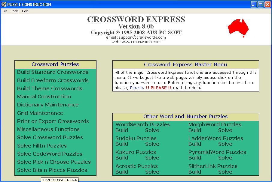[View 22+] Crossword Express Puzzle Software