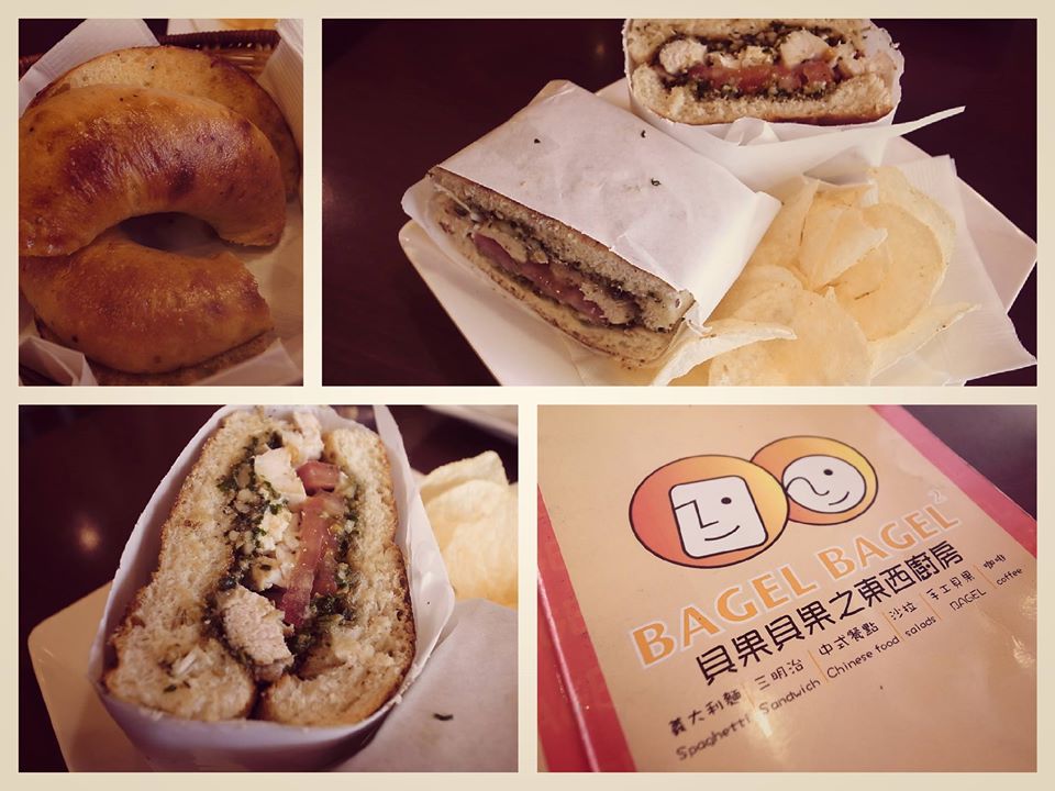 熱呼呼的貝果帶有微脆表皮……