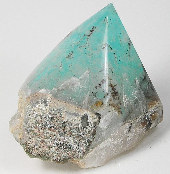 Ajoite, Quartz MD192601 Messina mine South Africa Mineral Specimen