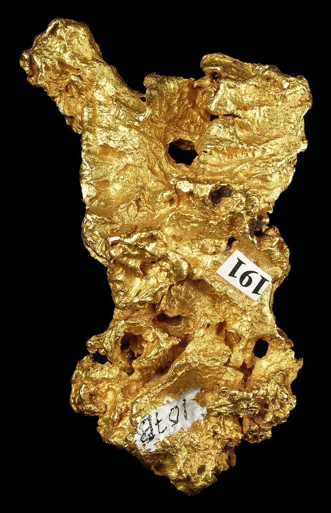 Gold (Crystallized Nugget) VLT09054 near Ballarat Australia