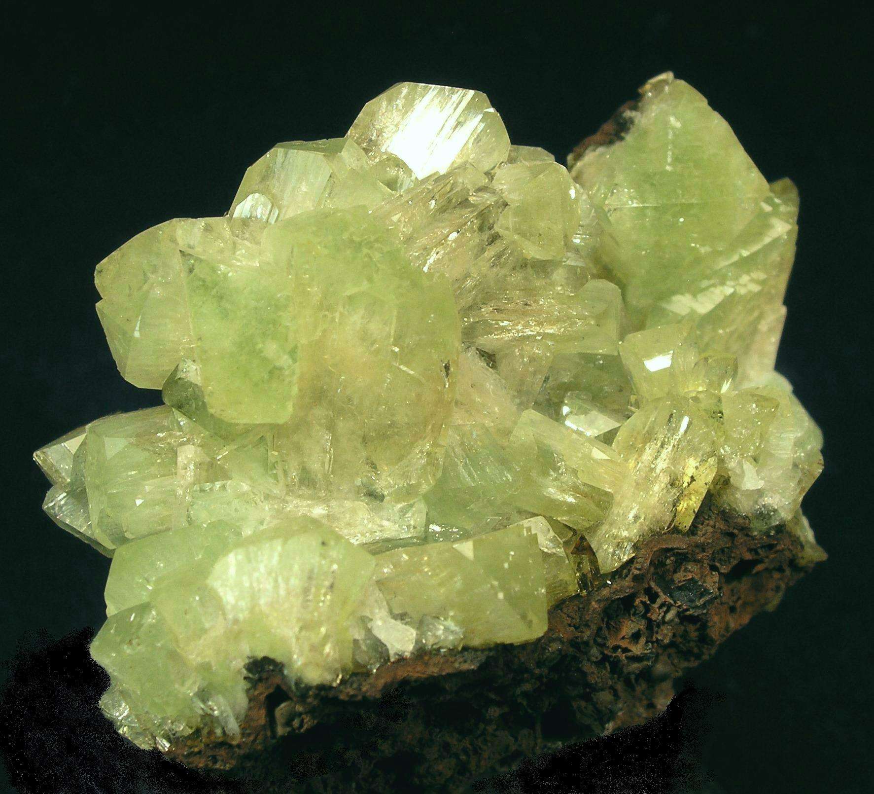 Cuprian Adamite (Fluor) JST1115 Ojuela Mine Mexico Mineral Specimen