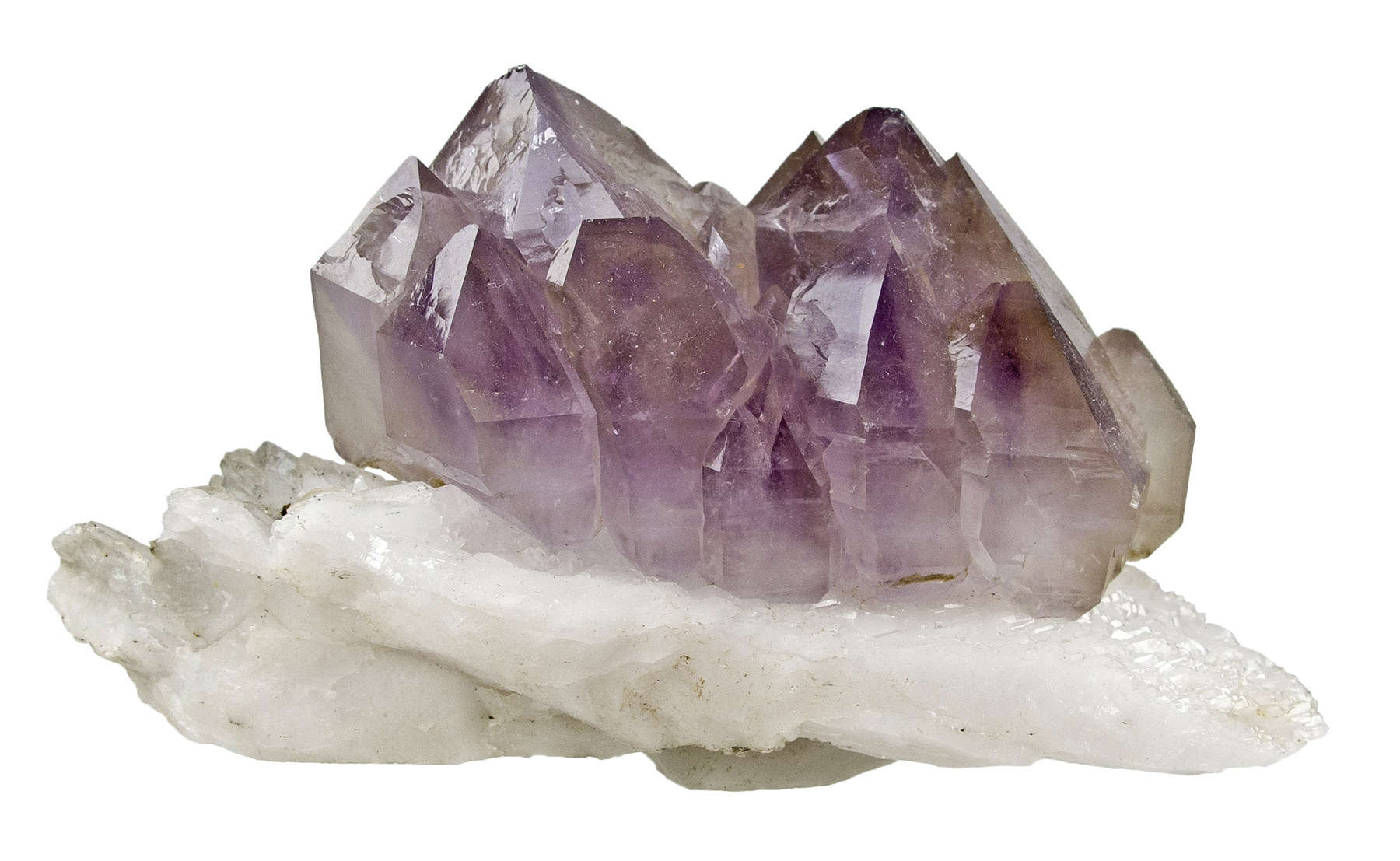 Amethyst on Quartz CHINA12208 XinFeng County China Mineral Specimen