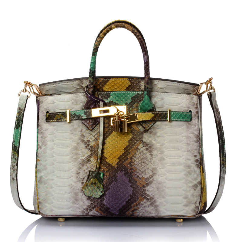 30cm Real Leather Tote LH1694_4 Colors