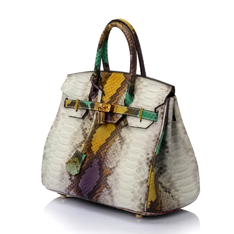 30cm Real Leather Tote LH1694_4 Colors