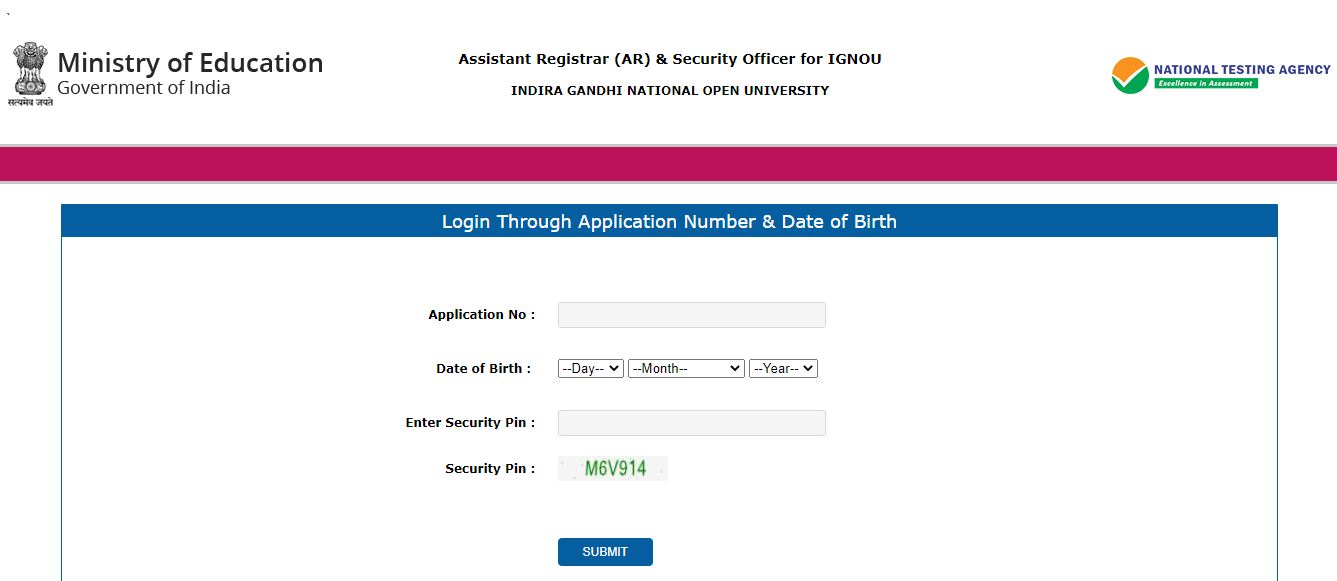 IGNOU Admit Card 2021 for Assistant Registrar and Security Officer Out