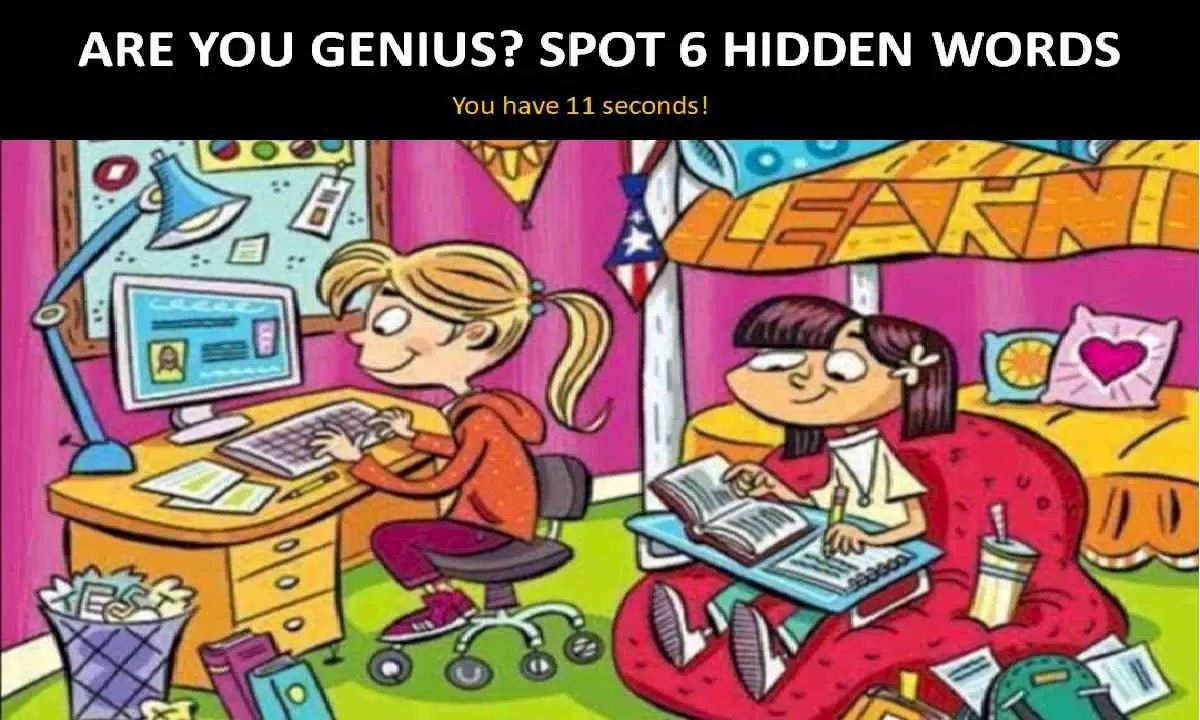 Picture Puzzle Test Your Intelligence Level, 1 Genius Can Spot All 6