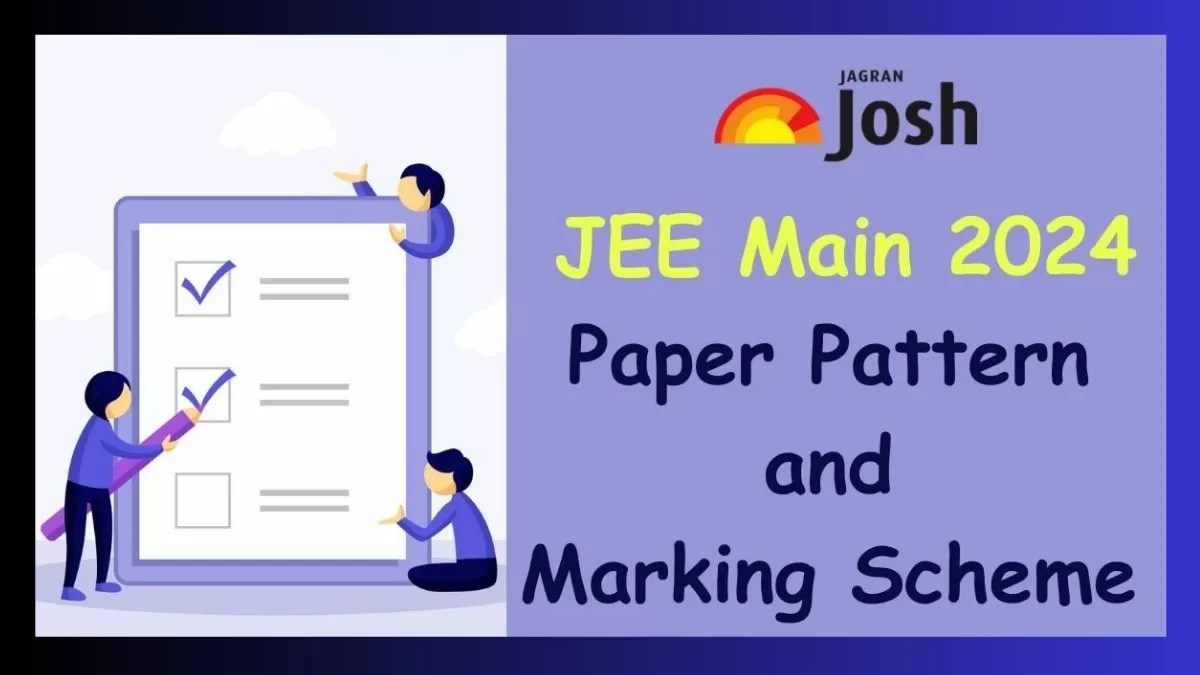JEE Main Paper Pattern 2024 Marking Scheme, Sectionwise Marks and