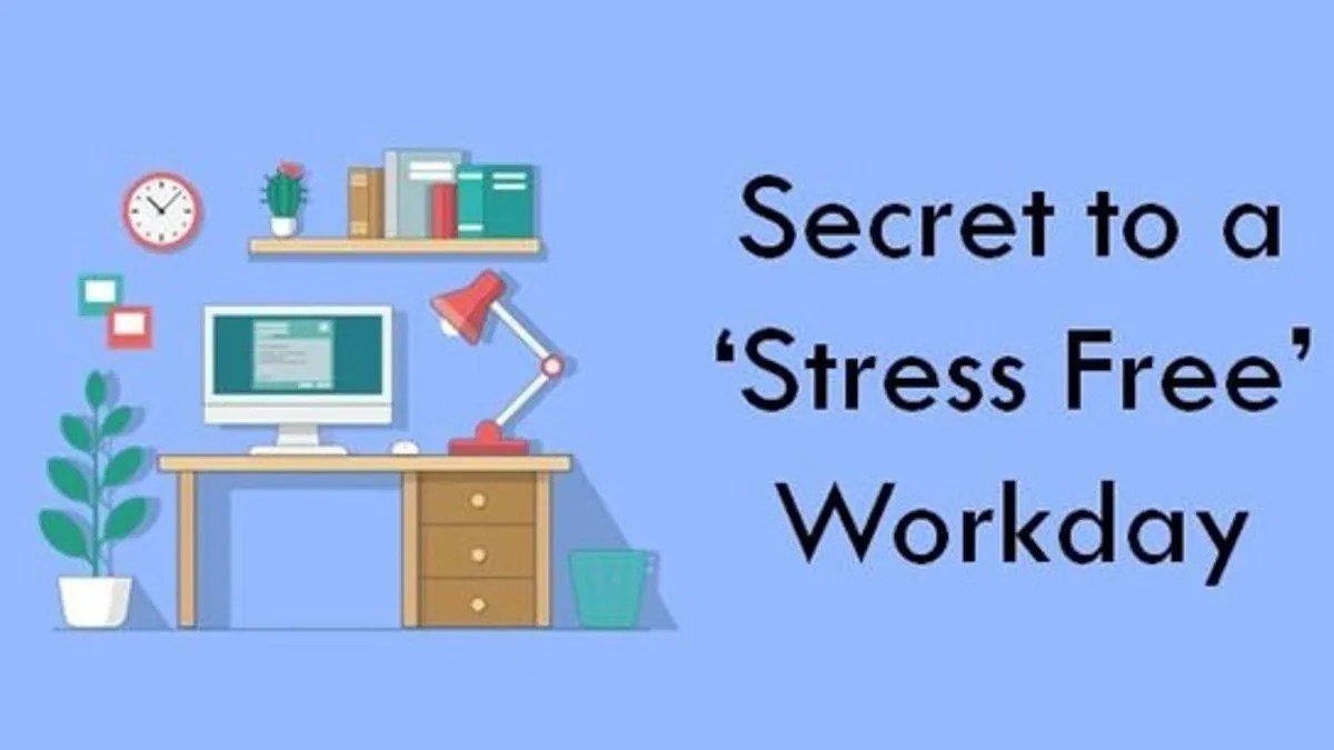 Clutter free desk secret to a less stressful workday Career