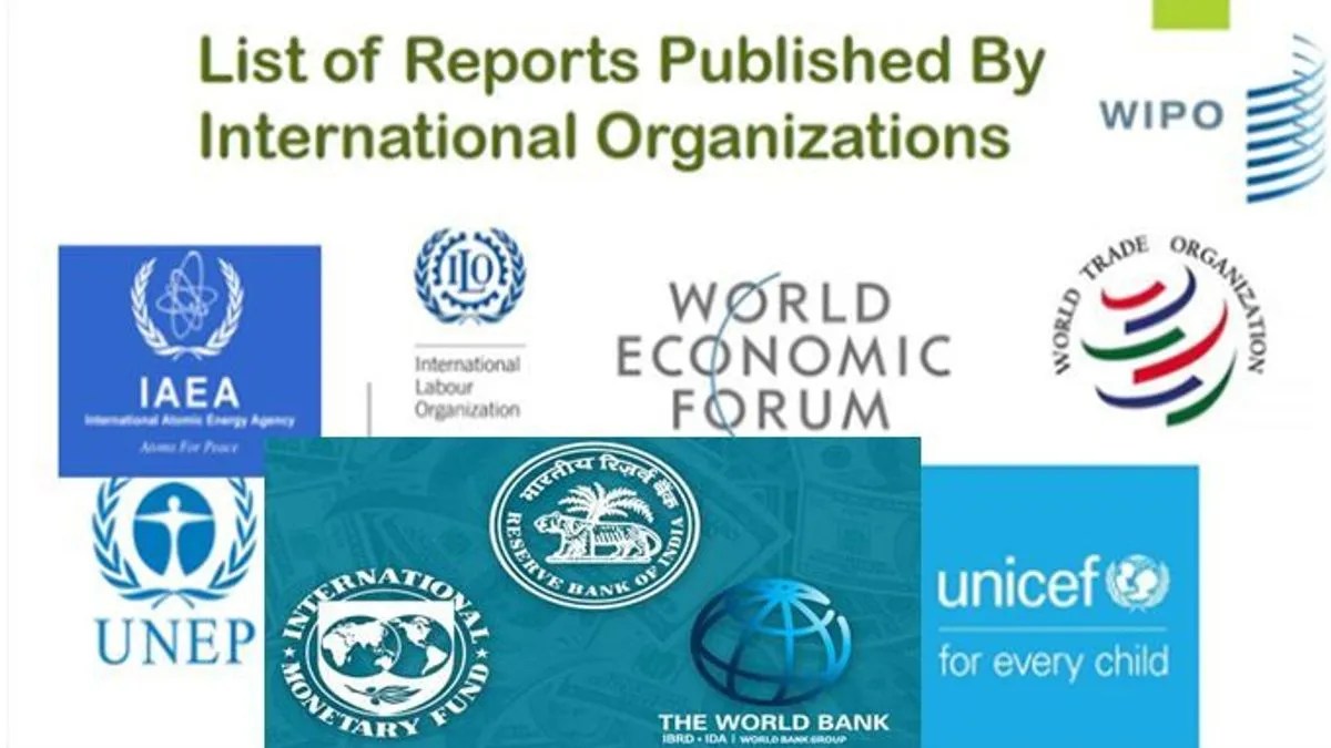 List of Reports Published by International Organisations