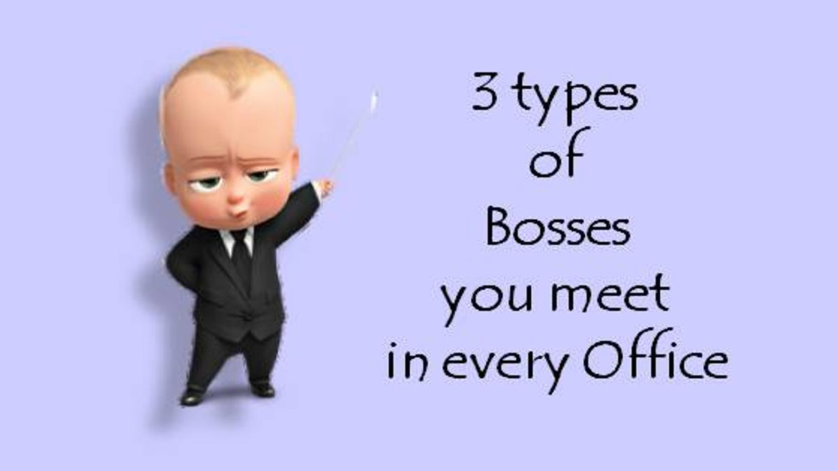 3 types of bosses you will meet in every office Career