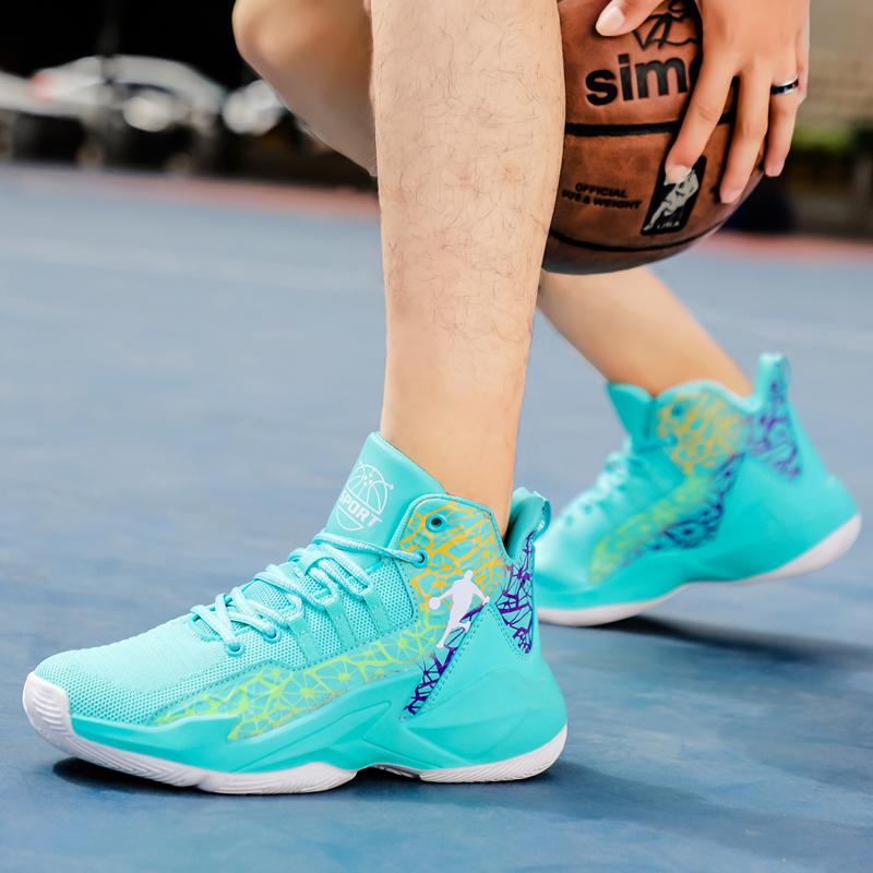 Buy Basketball shoes men's high top new sneakers sneakers nonslip shoes at affordable prices