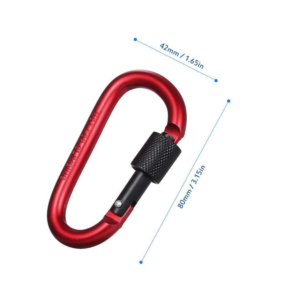 Satın alın Ultra Strength Metal Locking Carabiners Clip Outdoor
