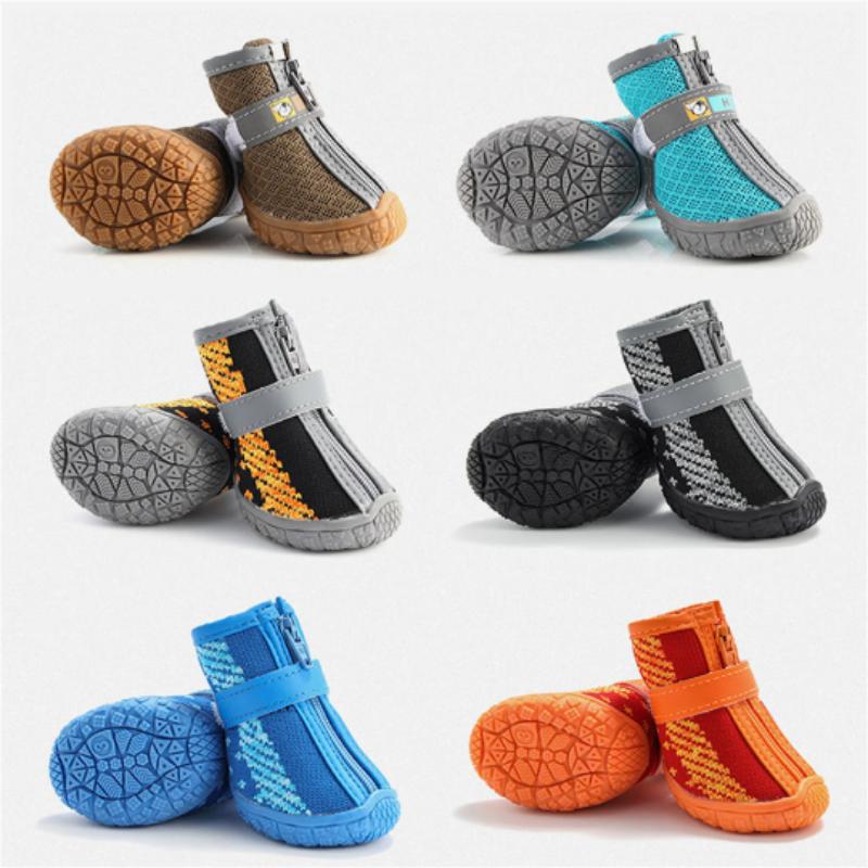 Kaufe Breathable Rubber Bottom Dog Shoes Outdoor Walking Hiking Shoes