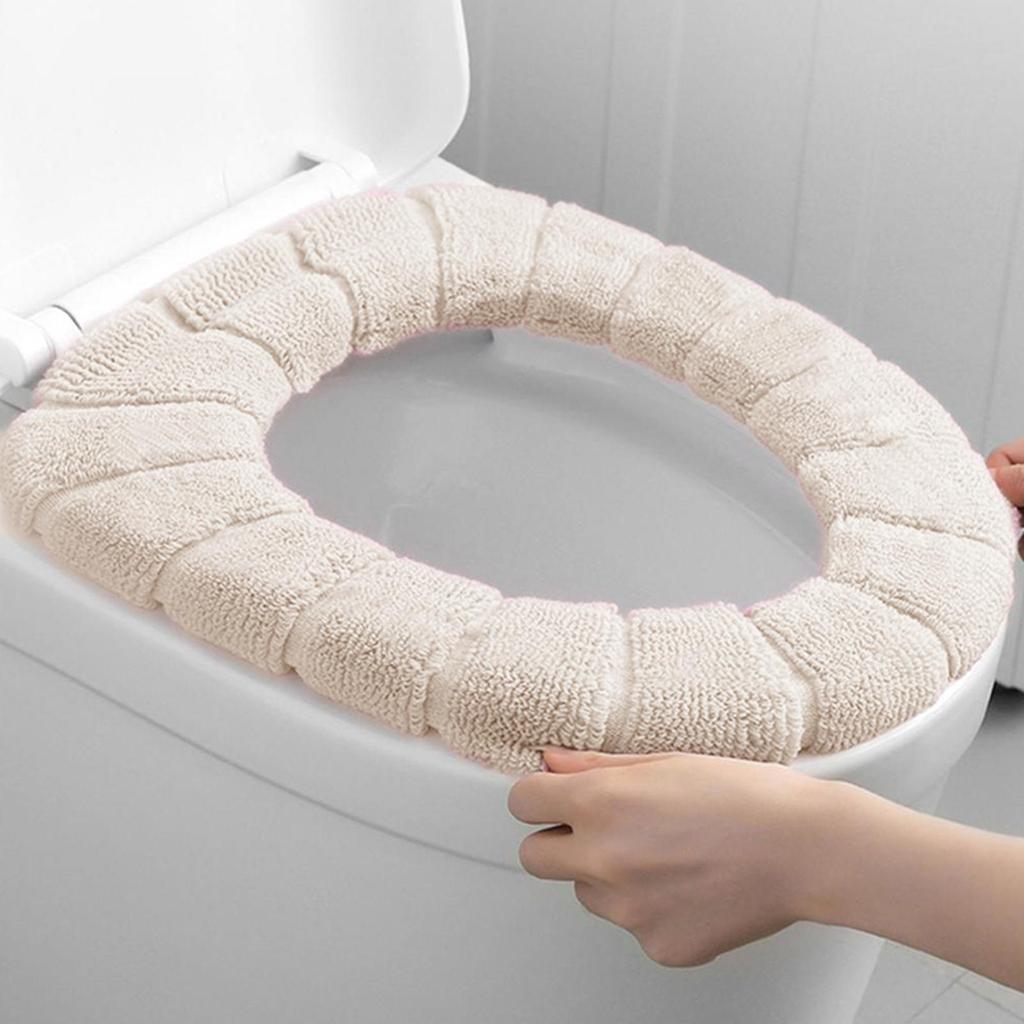 Köp Winter Warm Toilet Seat Cover Thickened Closestool Toilet Knitting