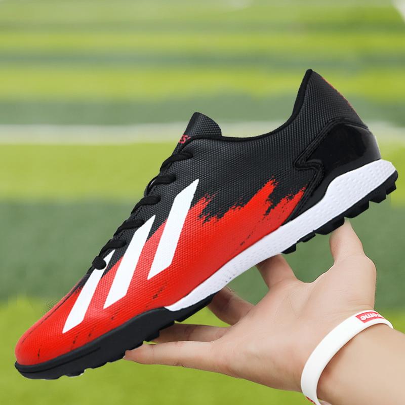 Buy High Ankle Soccer Shoes Outdoor NonSlip AG/TF Football Boots Kids