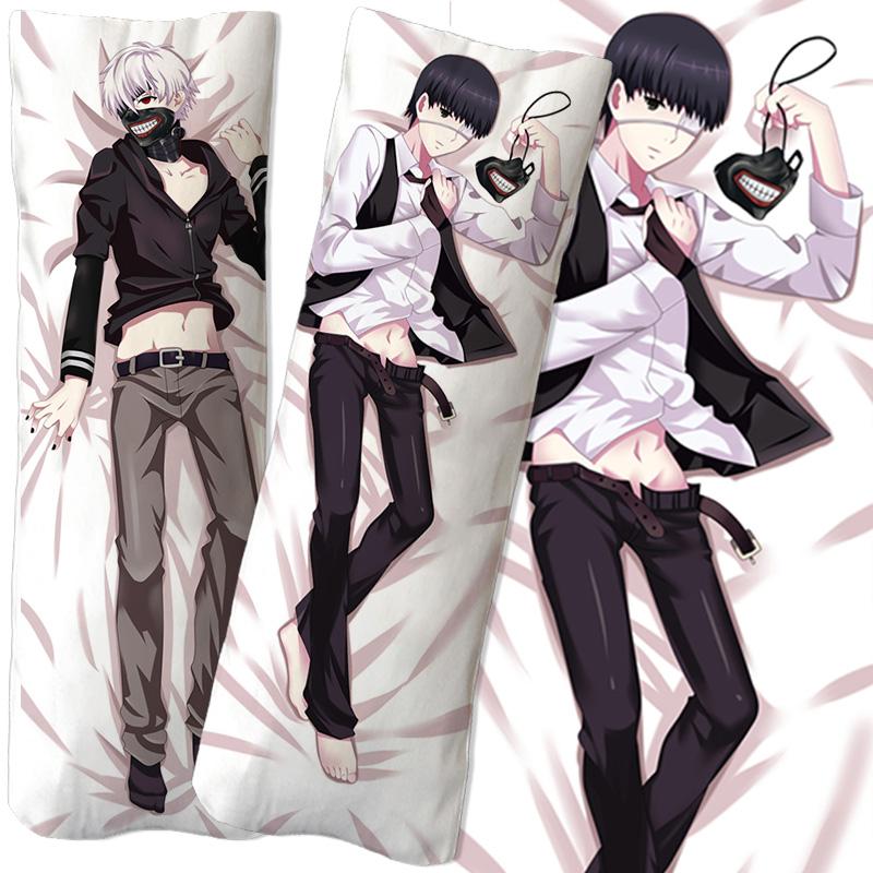 Cheap Anime Tokyo Ghoul Series body Pillows Covers Cushion Pillow Case