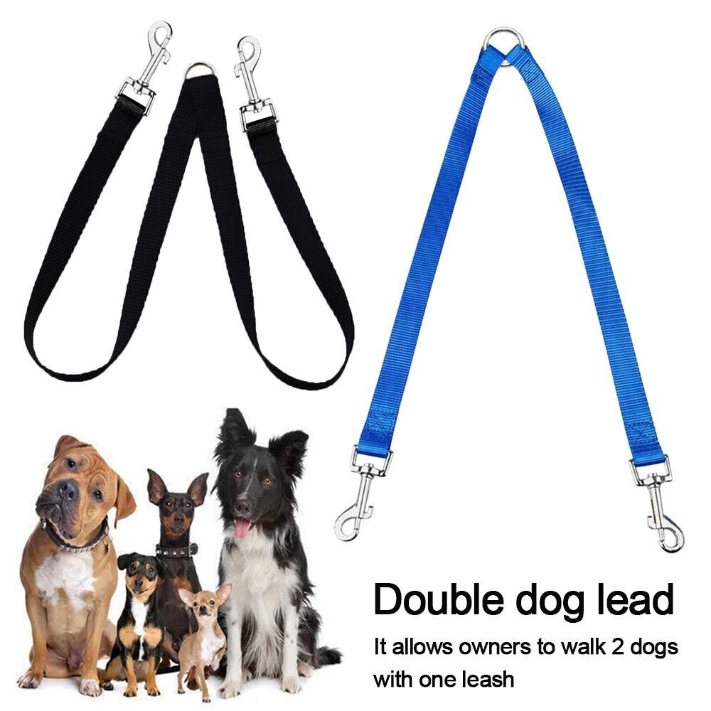 Kaufe Creative Harness Strong Nylon V Shape Walking Leash Two Dogs