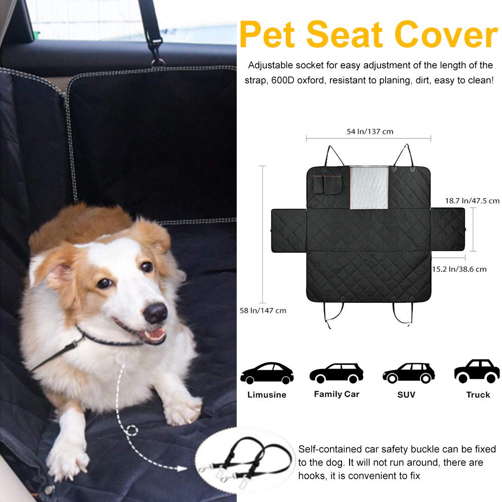 Buy Practical Pet Seat Cover Dog Car Seat Cover with Mesh Viewing