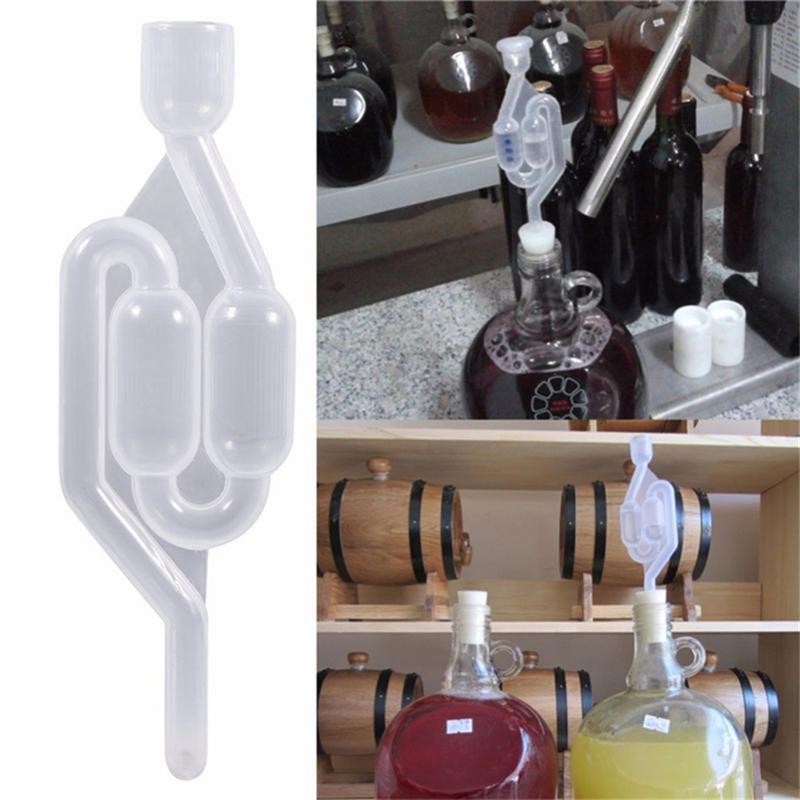 Satın alın Homemade Wine Vent Air lock Exhaust Brew Wine Fermentation
