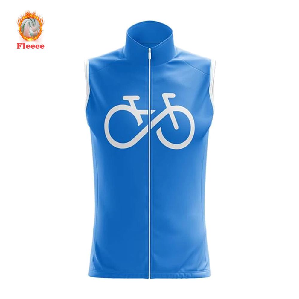 Köp Men Winter Cycling Clothing Cycling Vest Windproof Keep Warm Fleece